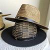 Summer Fashion Wide Brim Hat Simple Design Jazz Top Hat Top Hat Panama Hat  Jazz Events