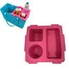 Snack Container Tray with Cup Holder Large Capacity Multiple Compartments