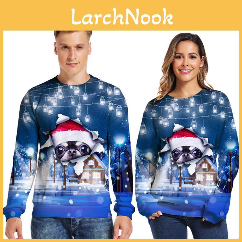 Festlicher und gemütlicher Unisex Hässlicher Weihnachtspullover mit bequemem Pullover-Design