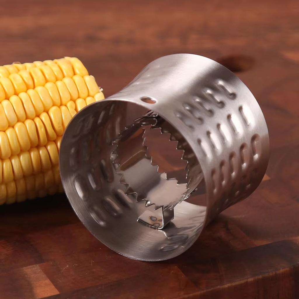 Stainless Steel Round Corn Stripper Corn Kernel Cutter Separator Kitchen Tool