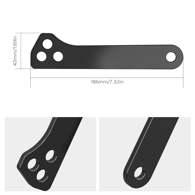 Motorcycle Adjustable 1.18" 30mm Rear Suspension Lowering Link Kit for Yamaha Tenere 700 Tenere700 Rally Edition 2019 2020-2024