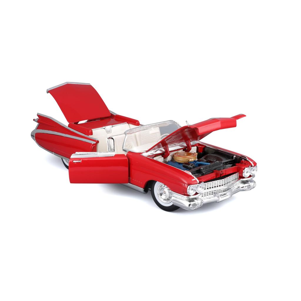 Maisto Cadillac Eldorado Biarritz 1959 Red Diecast Miniature Finished Model 36813 RD 1/18 / Car,