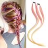 Clip On Hair Extension Gradient Color Hair Extensions Clip On Pony Tail High Temperature Fiber Hairpiece XYZ