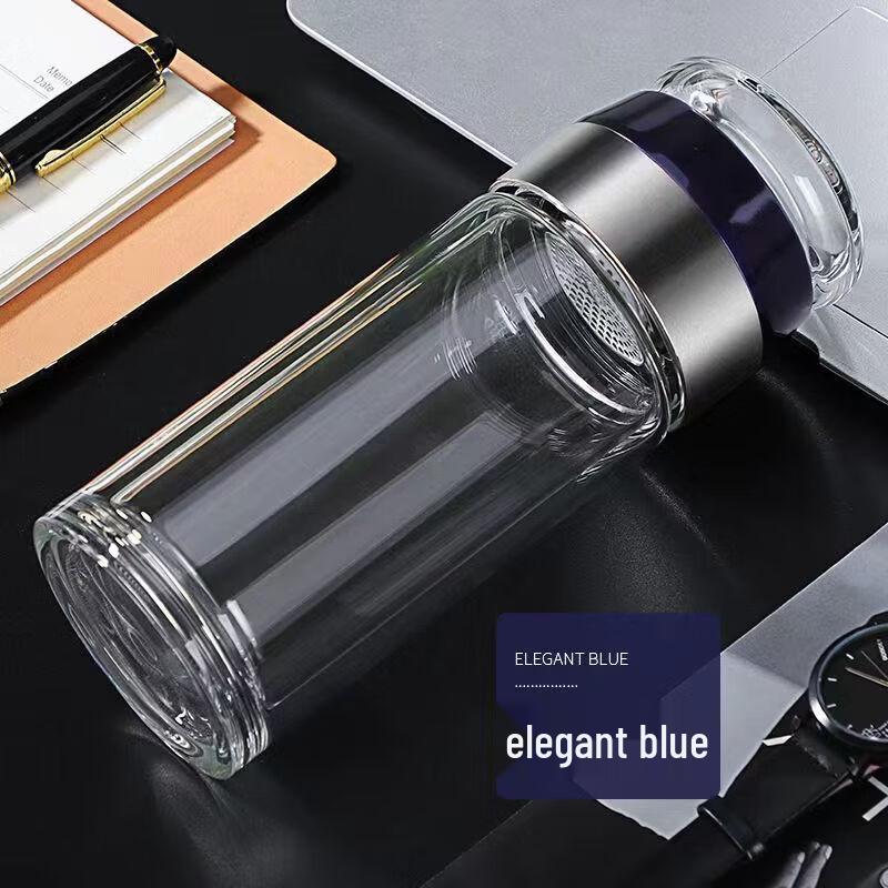

OLOEY Double-Layer Tea Infuser Glass Cup Set