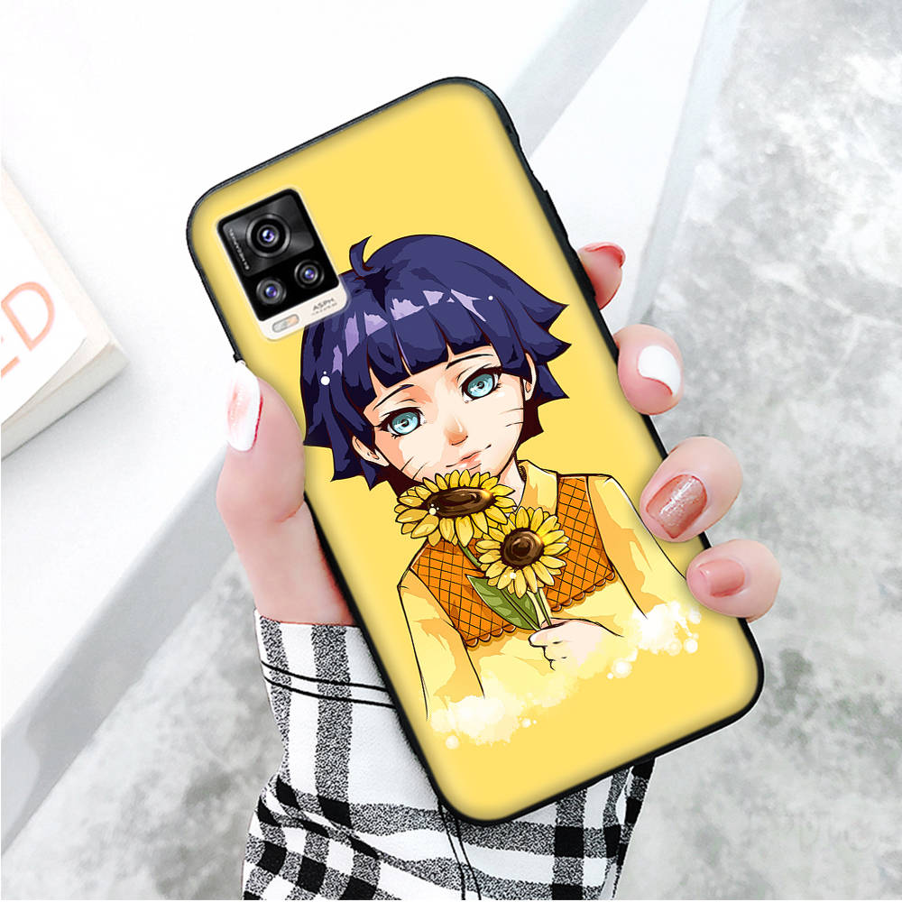 Black Case for Xiaomi Redmi 13C Note 9 iPhone XR 7 8 14 15 11 12 13 X XS Pro Max Samsung A25 S23 S24 FE Ultra Plus Boruto