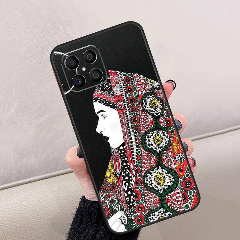 Muslim Islamic Arabic Hijab Girl For Honor Magic 8 6 7 Pro Case For Honor 400 Lite 200 50 70 90 X8c X8b X9a X9b X9c X9d Win RT