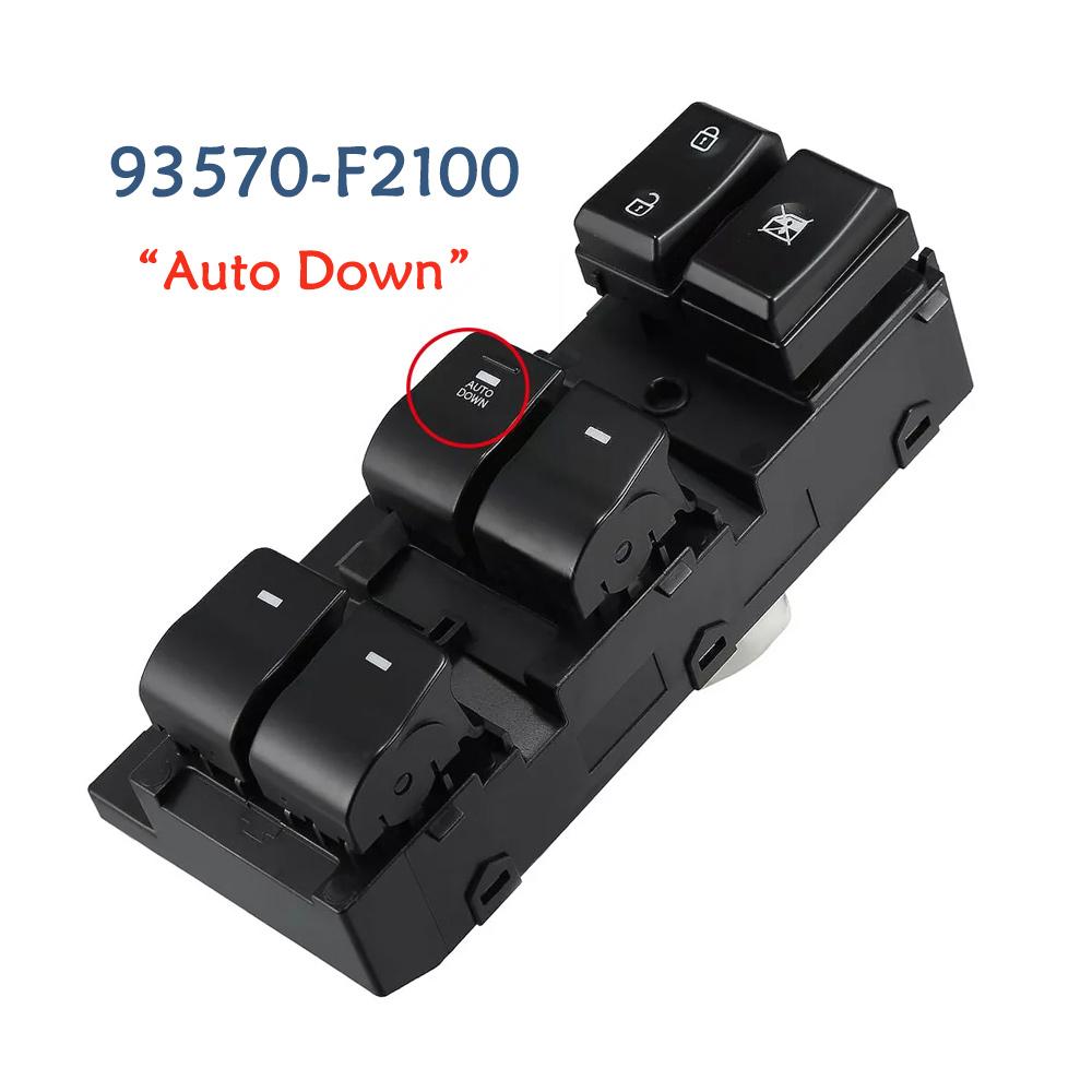 93570-F2100 93570-F2000 for Hyundai Elantra 2017 2018   Electric Master Power Window Control Switch Regulator Button Auto Down