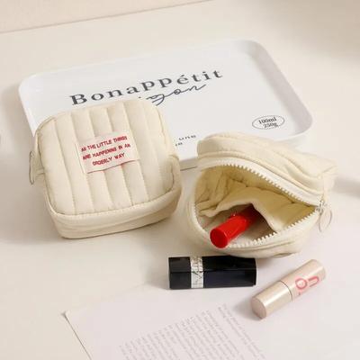 Small Earphone Lipsticks Storage Organizer Pouch Case Women Mini Makeup Cosmetic Bag Coin Purse Wallet