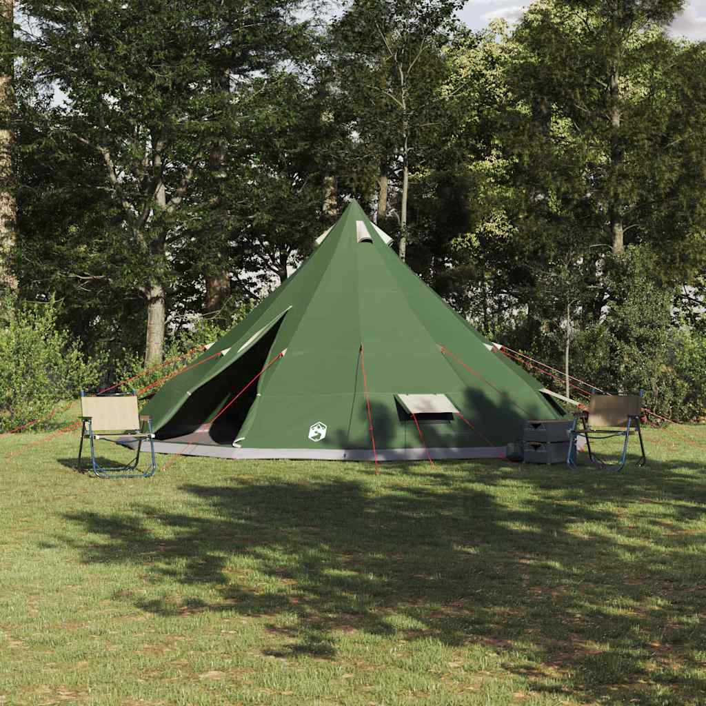 Tipi stan so strechou a úložným priestorom Zelený 560 x 560 x 300 cm Tafeta