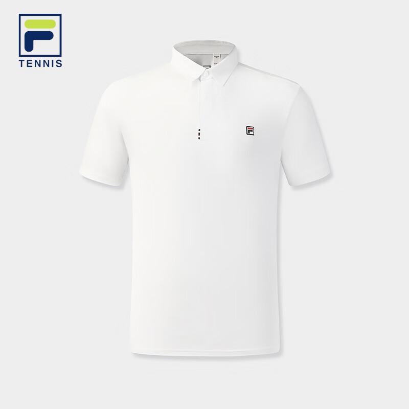 FILA Men's Knitted Short-Sleeve Polo Shirt