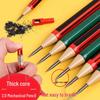 2B Push-Type Mechanical Pencil for Elementary Students, 2.0mm Thick Unbreakable Lead
