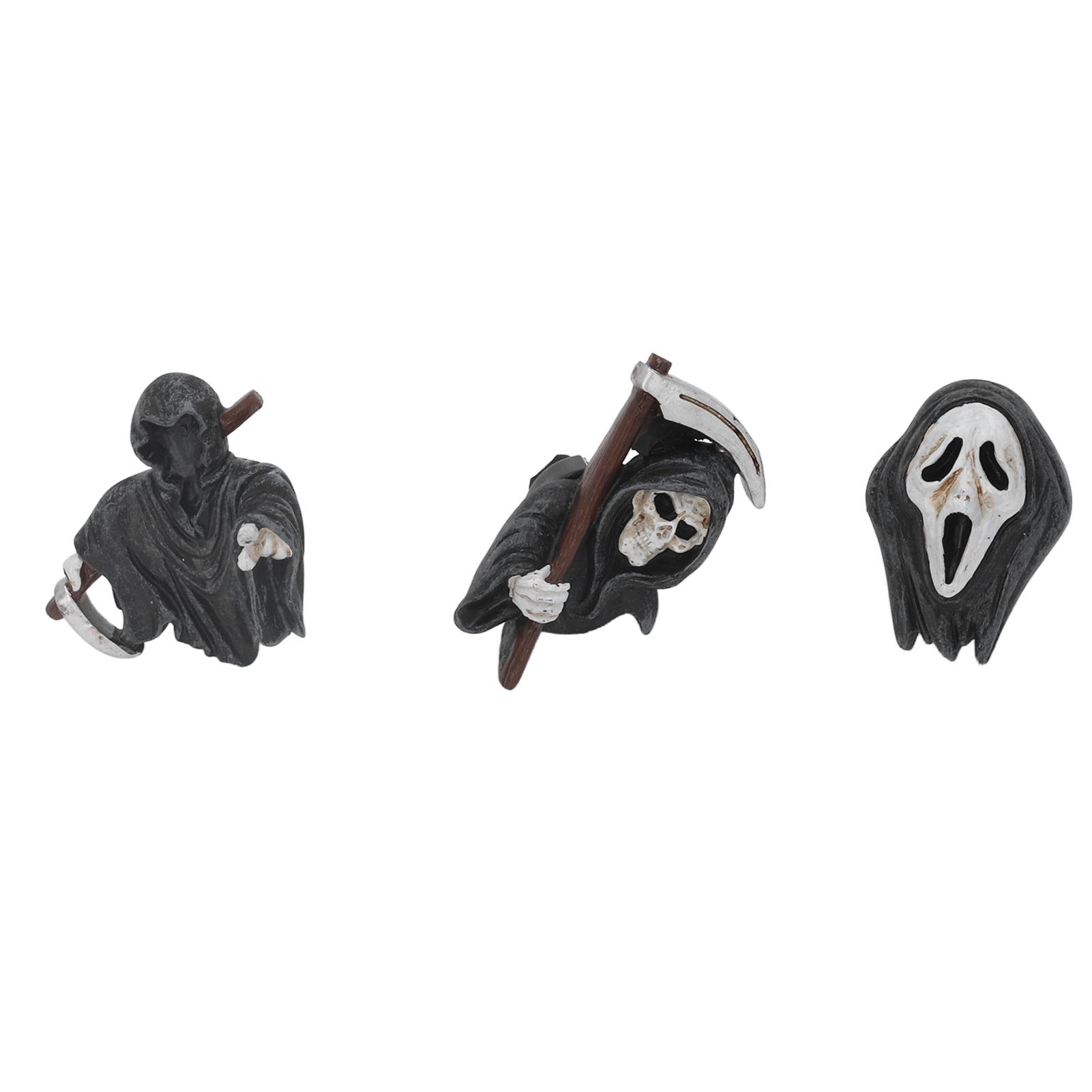 

3pcs Cute Skull Car Decor Good Decoration Keep Fragrance Halloween Car Decoration for Car Home
