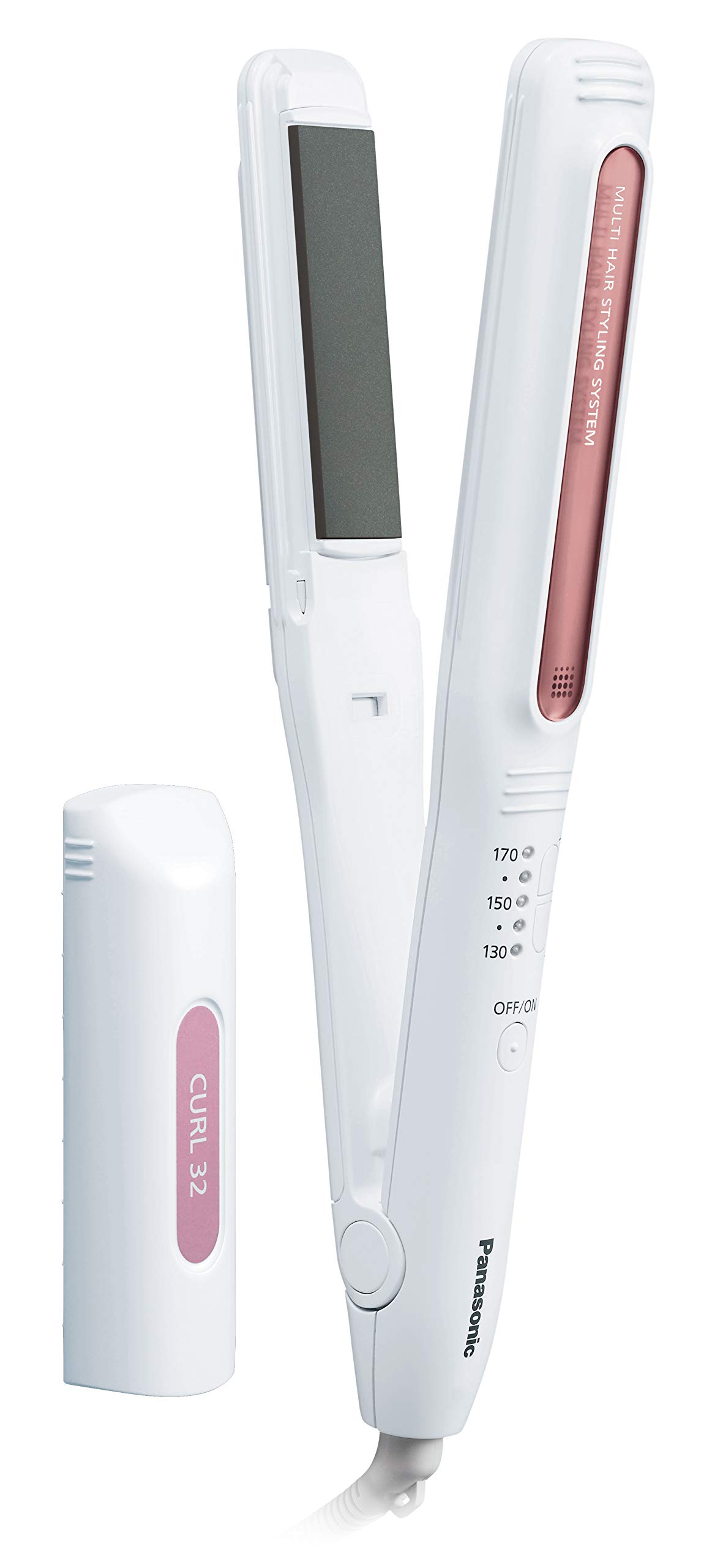 

Panasonic Щипцы для волос плойка 2way совместимая с зарубежными странами 32 мм белый EH-HV30-W белый