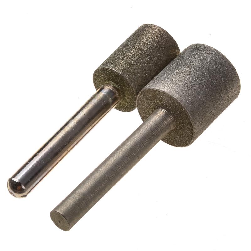 6 buc cap de șlefuire cilindrică diamantată 12/14/16/18/20/25 mm cu vârfuri montate, burghie de găurit cu scule rotative contractate de 6 mm