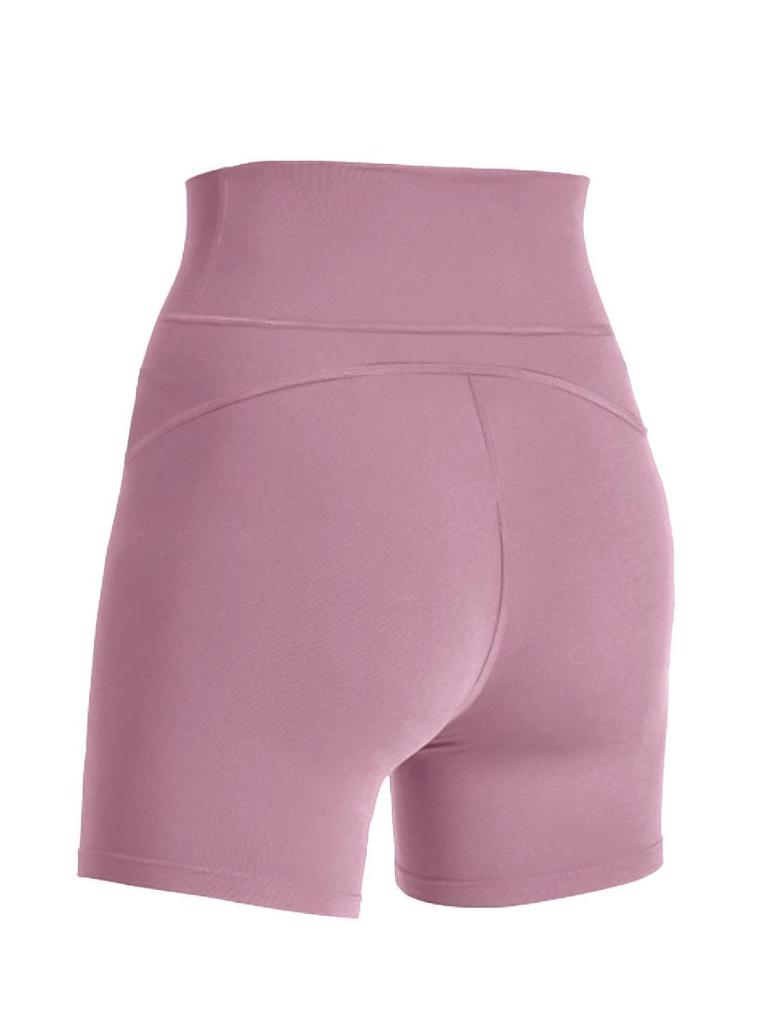 High Waist Hip Lift Yoga Shorts - Women's Slimming, Anti-Exposure Running Leggings