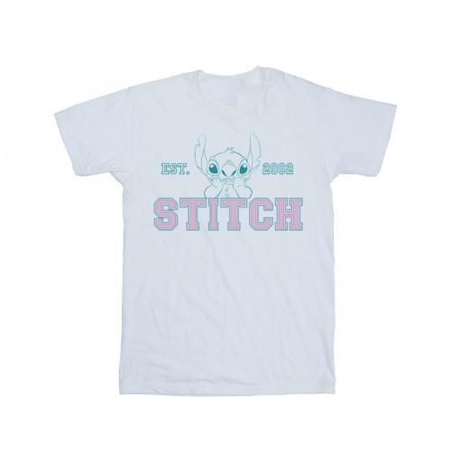 Disney Womens/Ladies Lilo And Stitch Collegial Pastel Cotton Boyfriend T-Shirt