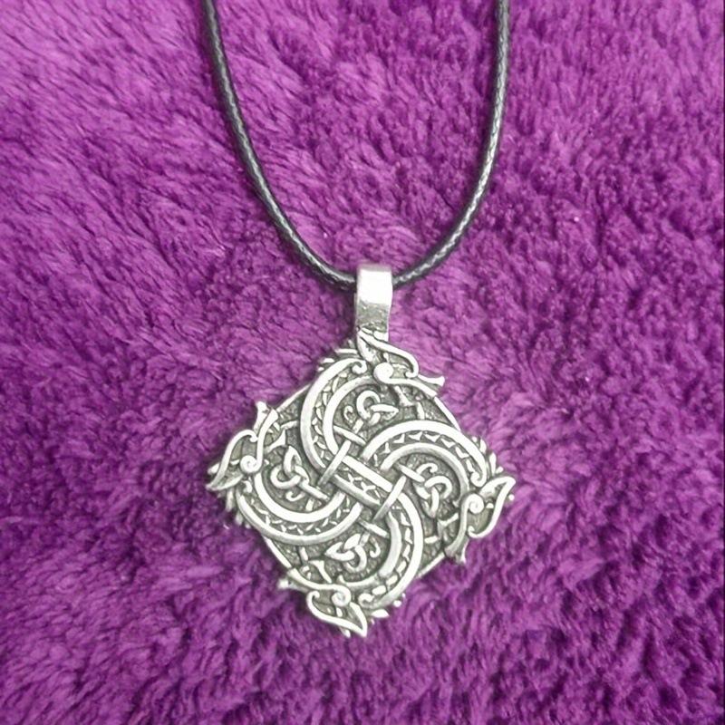 Cross Border Norse Viking Flying Dragon Necklace Odin Totem Wolf Head Hanger Warrior Talisman Retro Pendant Wholesale