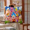 PPlim PPlim Pillow Covers Cartoon Sofa Decorative Home Doublesided Printing Short Plush Cute Cushion Cover