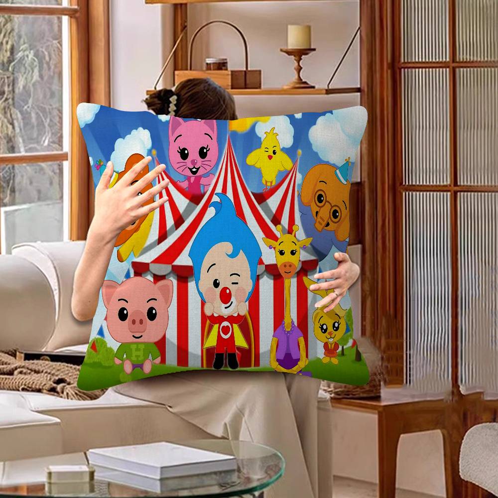 PPlim PPlim Pillow Covers Cartoon Sofa Decorative Home Doublesided Printing Short Plush Cute Cushion Cover