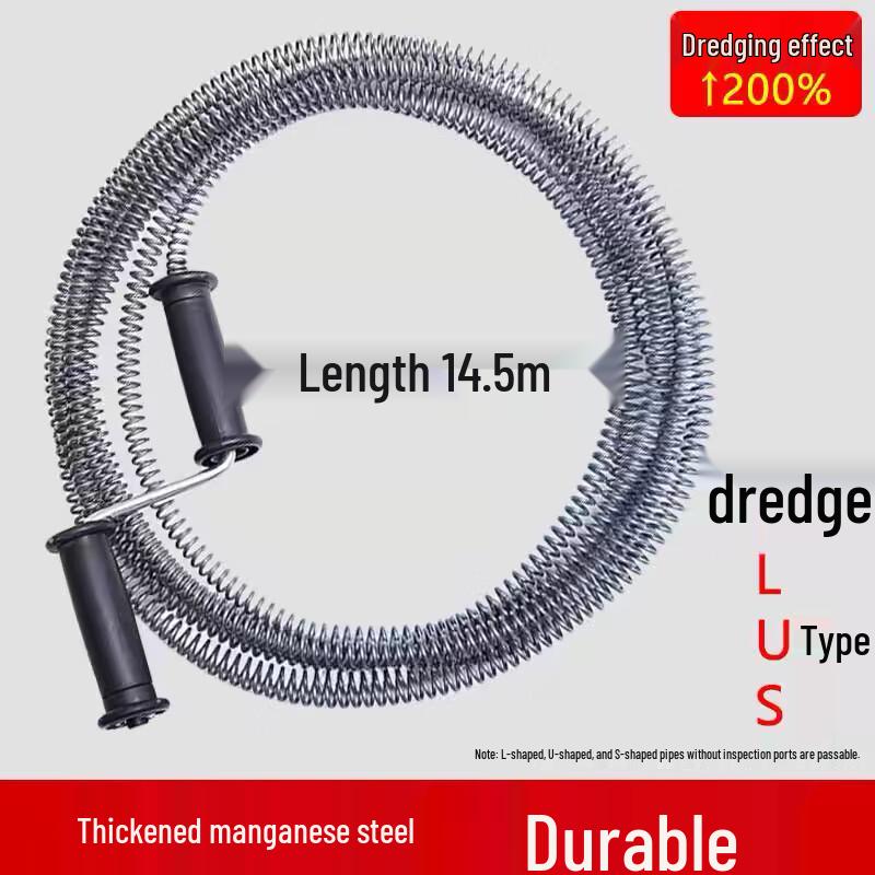 Hand-Crank Drain Cleaner