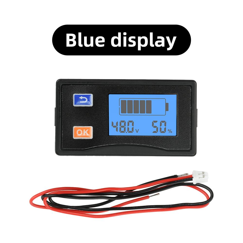 DC 9–120V LCD Digital Voltage Meter and Battery Level Indicator, Universal Power Meter, suitable for electric vehicles, etc.