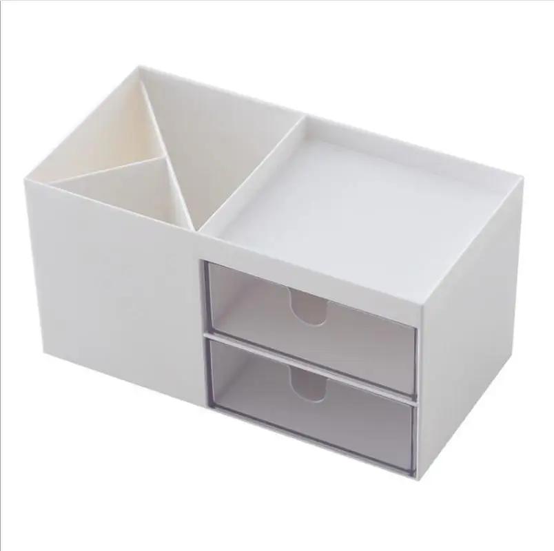 Desk Office Organizer Storage Holder Desktop Pencil Pen Sundries Box Jewelry Stationery Case Makeup Container