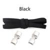 No Tie Shoe Laces Flat Metal Buckle Elastic Shoelaces Casual Shoes for Men and Women Lazy Shoelace Rubber Band Shoestring