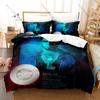 Personality Rapper Anuel AA Bedding Set New Real Hasta La Muerte Printed Brushed Microfiber Duvet Cover Pillowcase For Fans Bedr