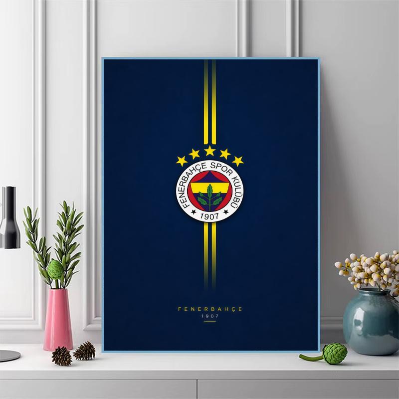 Fenerbahce Spirit 100% Round Full Drill 5D DIY Diamond Painting Embroidery Cross Stitch Rhinestone Décor