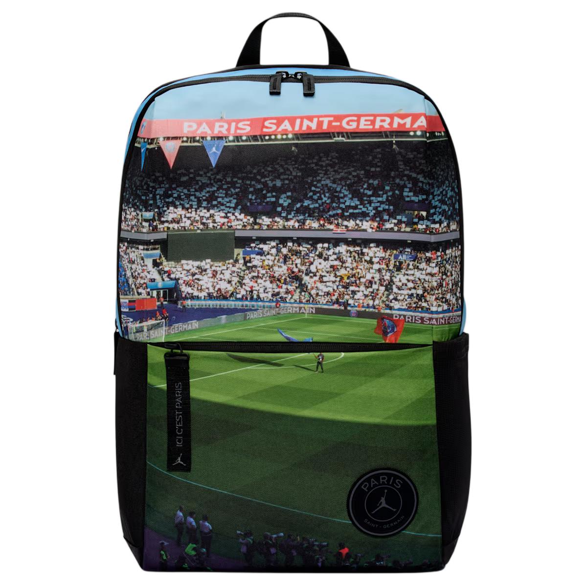 

Jordan Germain 27L Surface Court Print Polyester Backpack Unisex backpack Black IQ5730-010 Black