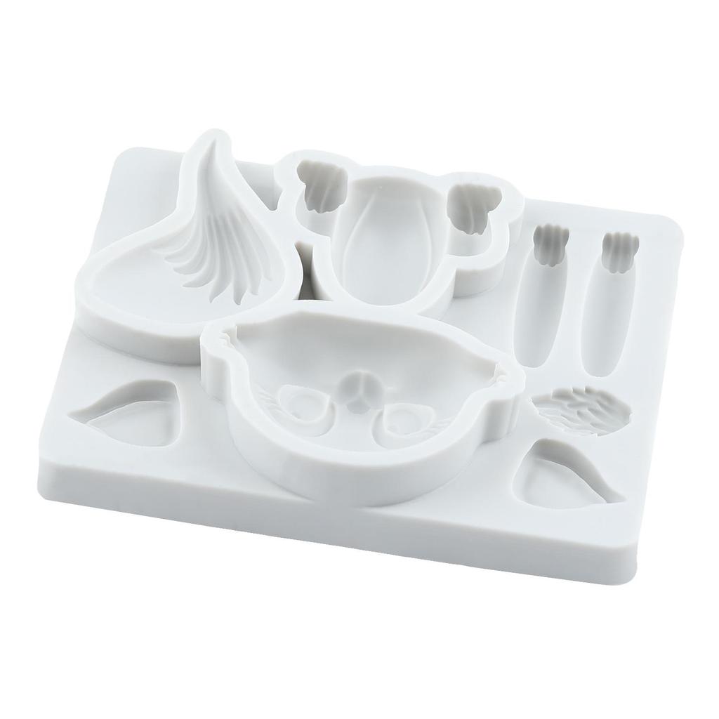 Woodland Animal Silicone Mold Fox Fondant Molds Cake Decorating Tools Theme Cake Dessert Decorated Chocolate Candy Mold