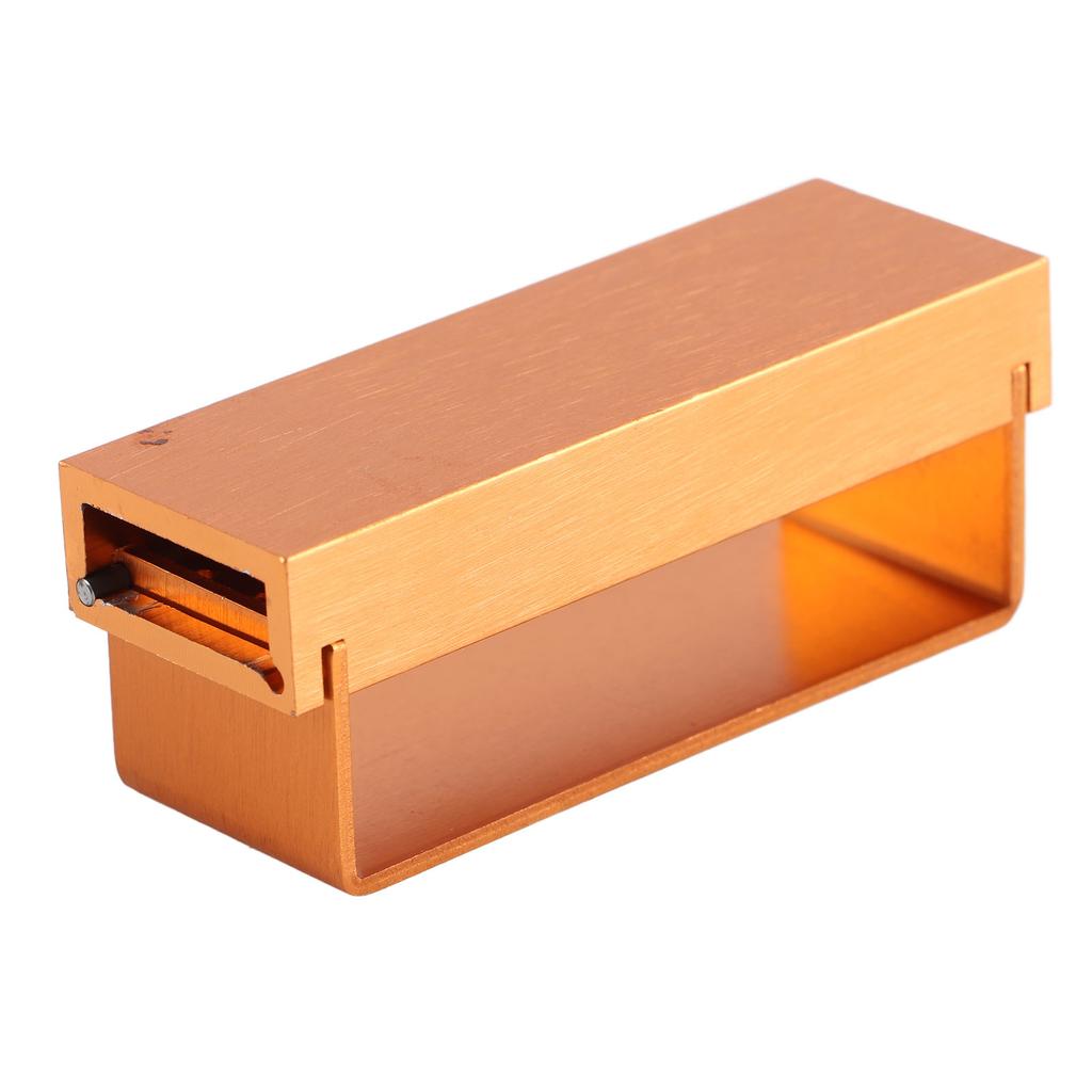 Aluminium Disinfection Box Case Dental Bur Burs Block Holder Autoclavable Dentist Tool Gold