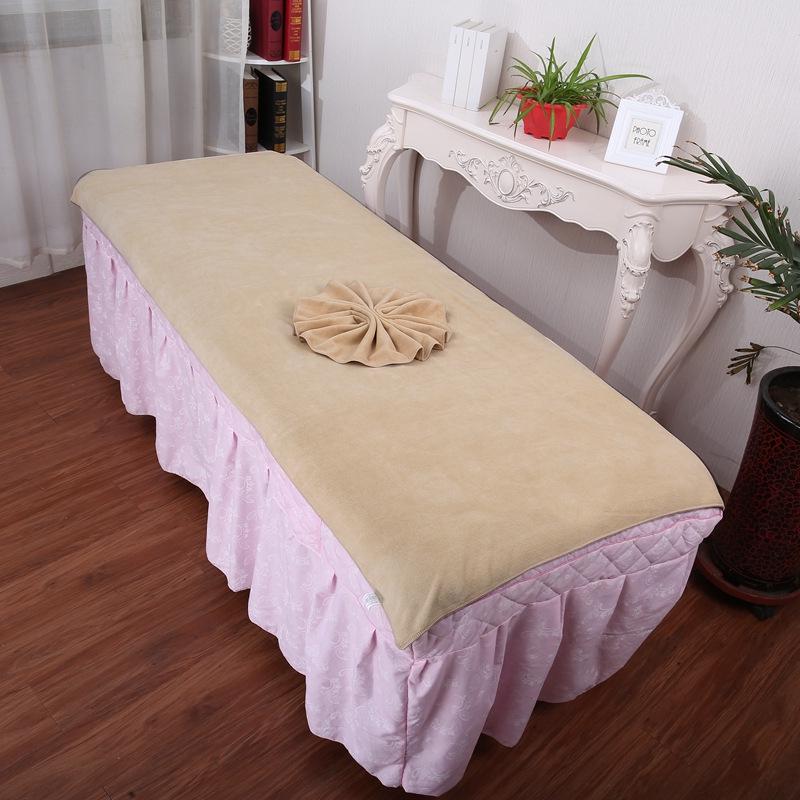 Large Absorbent Bedding Towel with Hole for Massage Therapy Bed