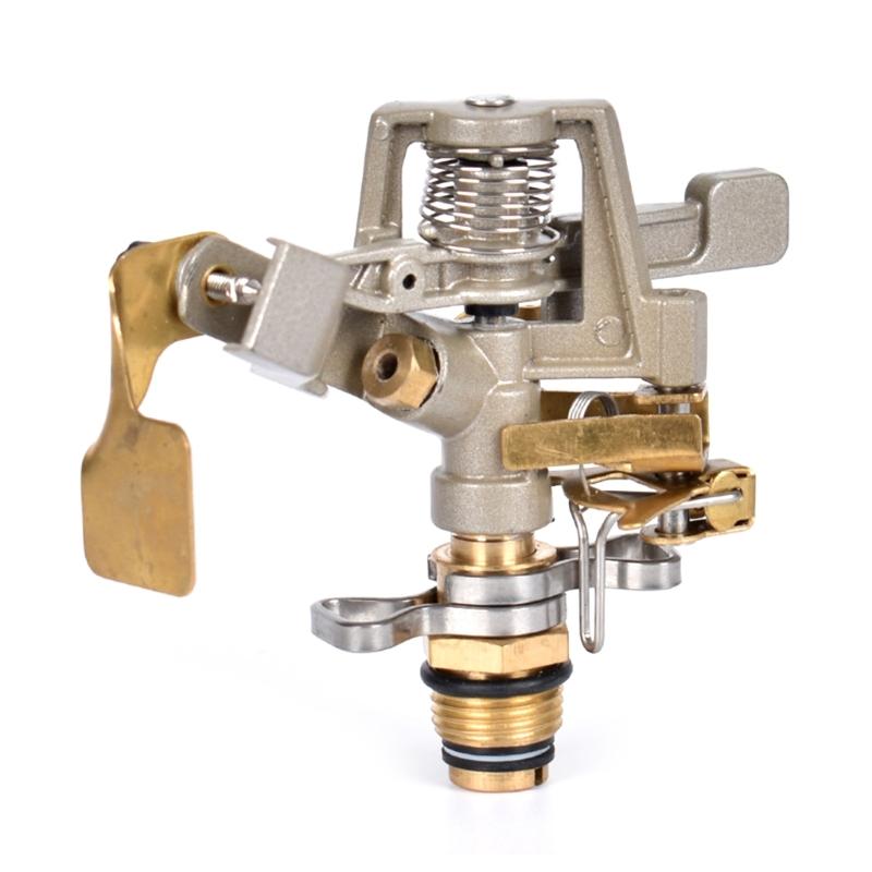 

Sprinklers for Yard Metal Sprinkler Heavy Duty Adjustable Lawns Sprinkler for Large Lawns Yard Area Water Coverage 1