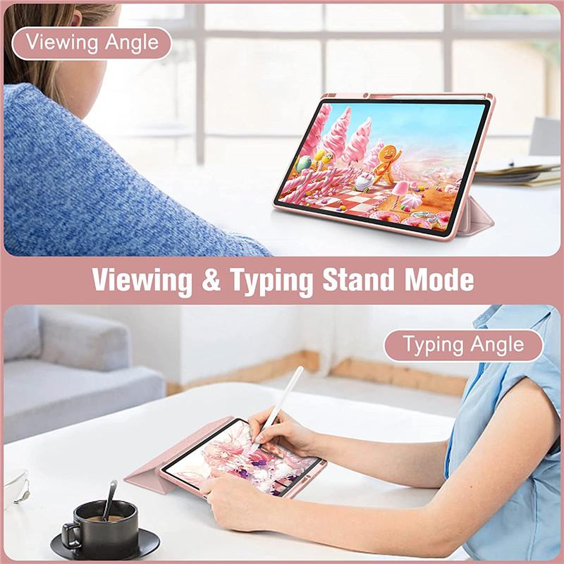 Custodia per Samsung Galaxy Tab S10 S9 S8 S7 Plus FE 12,4 Pollici Cover Posteriore in Acrilico per Tablet per Tab S10 Lite S9 FE Custodie con Portapenne