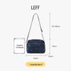 Embroidered Canvas Crossbody Pillow Bag