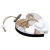 European Wooden Heart Ornaments - Handmade Wedding Pendants & Home Accessories
