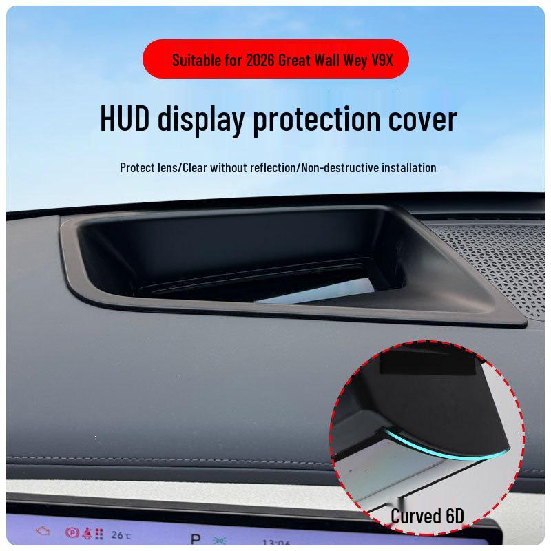 2026 Great Wall Wey V9X HUD Protective Cover - Interior ABS Accessory