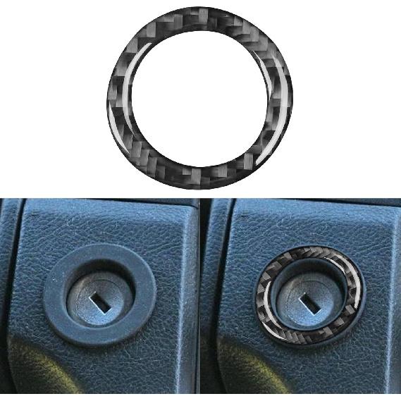 Real Carbon Fiber Compatible with Ford Taurus SEL/Limited/SE/SHO 2013-2019 2014 2015 2016 2017 2018 Accessories Car Door Lock Decoration Trim Cover