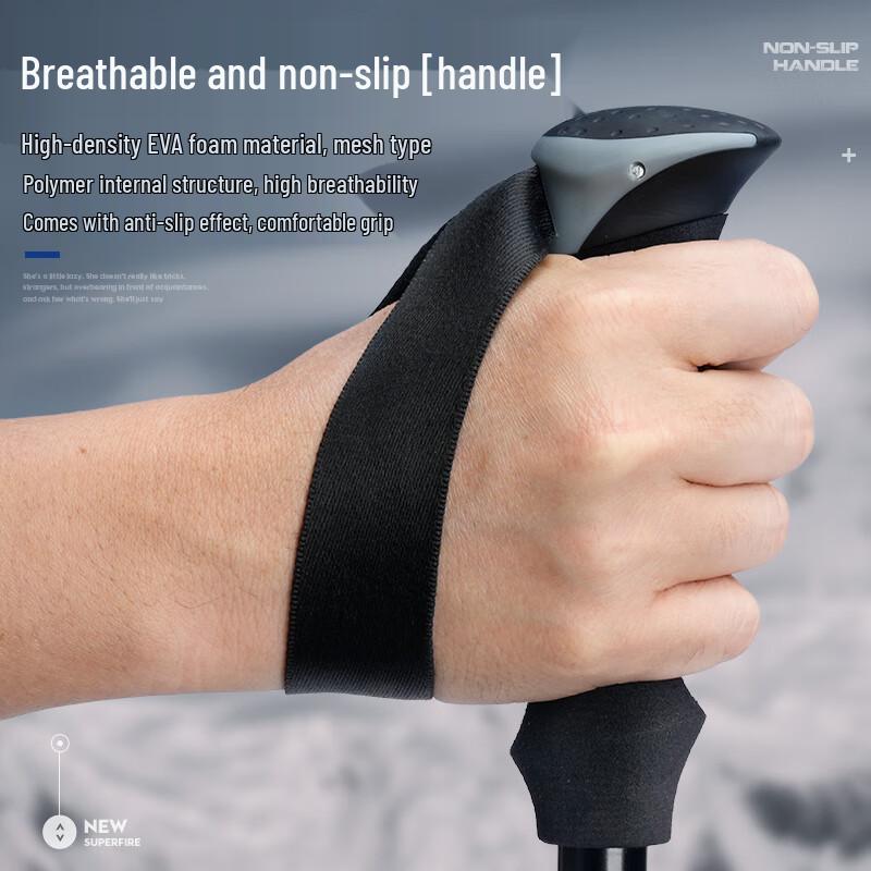 SupFire Folding Telescopic Trekking Pole