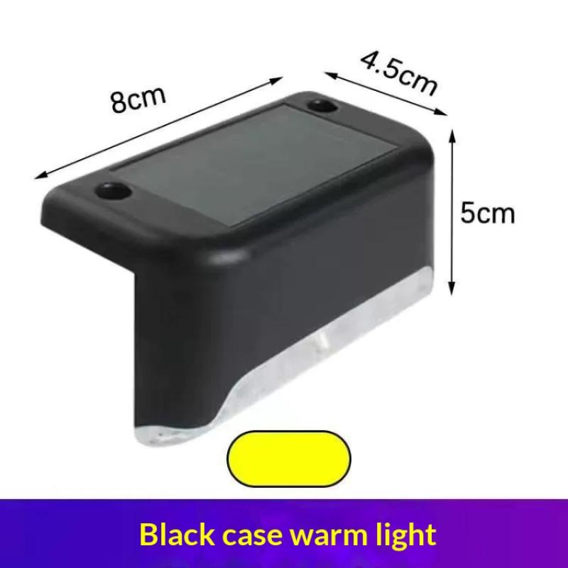 1/4 Pcs Led Solar Deck Light Outdoor Ip44 Waterproof Solar Power Garden Lamps For Railing Stairs Step Fence Yard Patio Pathway