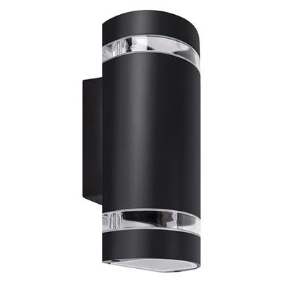 Oprawa Ogrodowa Elewacyjna Czarna 35W IP54 BRUNO C 2xGU10 Ideus 04005