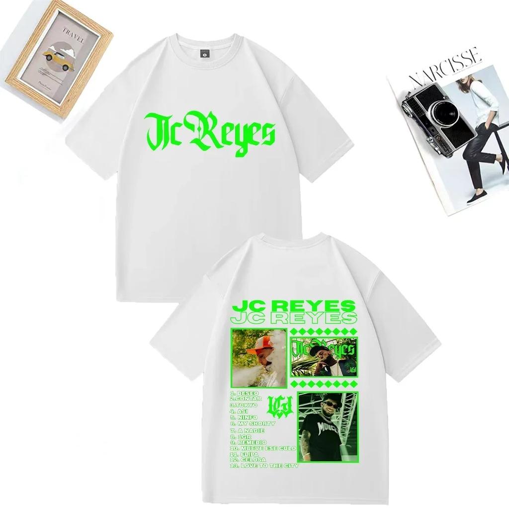 Rapper Jc Reyes Nacer De Nuevo Vintage T Shirt Men Women Hot Fashion Oversized 100% Cotton Clothing Short Sleeve Unisex T-shirts