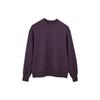 Y-3 FW23 Solid Color Round Neck Drop Shoulder Pullover Sweatshirt Unisex Sweatshirt Purple IP7693
