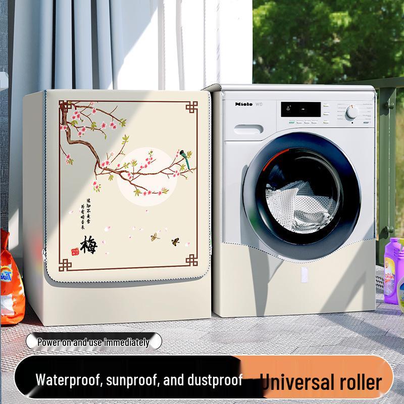Universelle wasserdichte staubdichte Sonnenschutzhülle für 10 kg vollautomatische Waschmaschinen