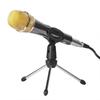 Adjustable Anti-slip Desktop Table Microphone Mount Tripod Holder with Clip