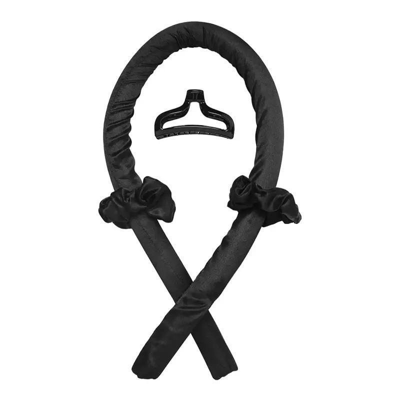 Heatless Curling Rod Headband No Heat Curls Silk Ribbon Hair Rollers Hair Curle