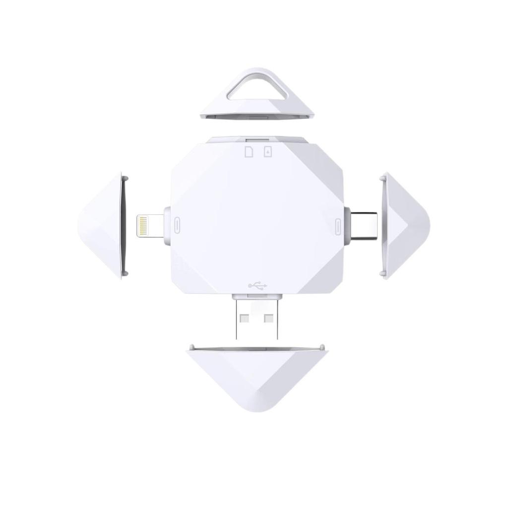 High-Speed USB 3.0 SD/TF Card Reader with Type-C Android OTG Compatibility
