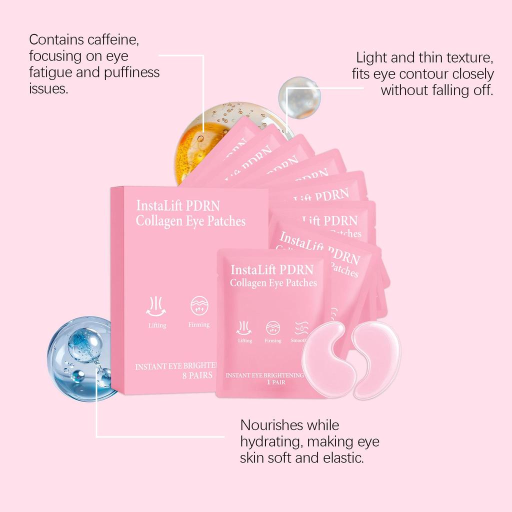 Hydrating Collagen Eye Mask Patches: Gentle Moisturizing and Nourishing for Soft, Rejuvenated Skin