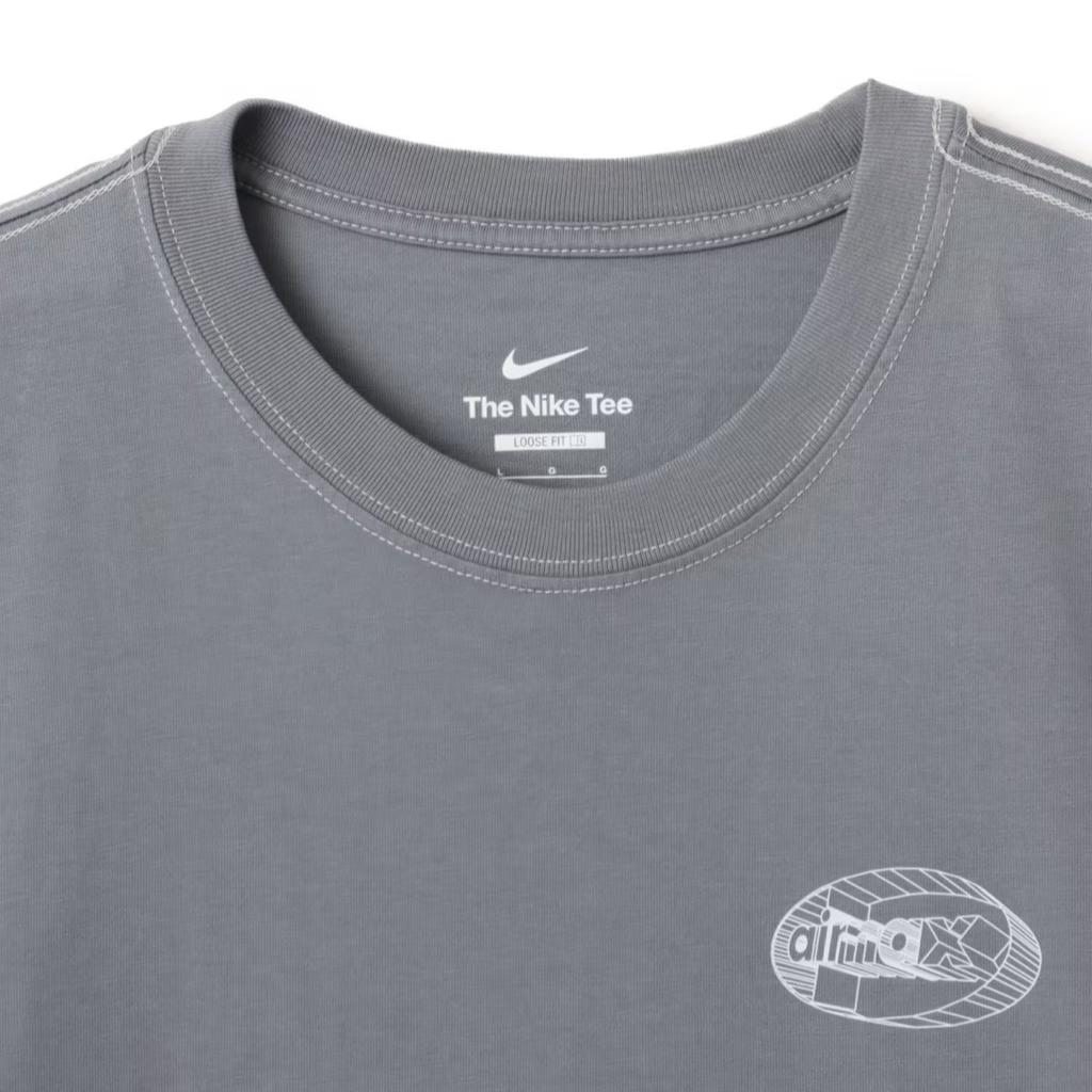 Nike Air Max 95 FW25 M90 FMRN Cotton Crew Neck Pullover Long Sleeve T-Shirt Men Tops Gray IQ3770-065